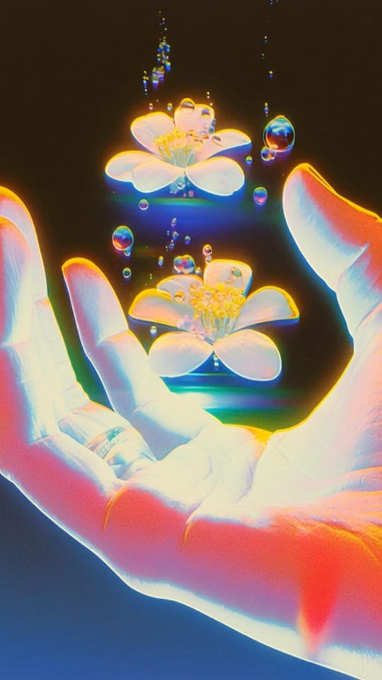 Luminous-Flower-Free-Wallpaper