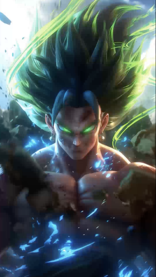 Video of Super Sayen Green Hair